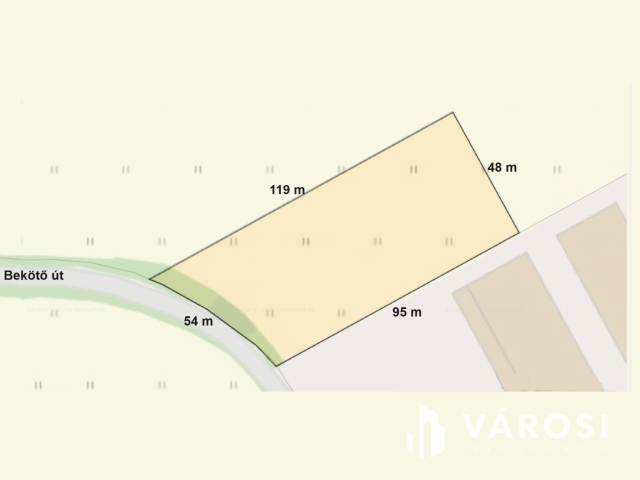 Ipari tevékenységre vagy majornak alkalmas telek