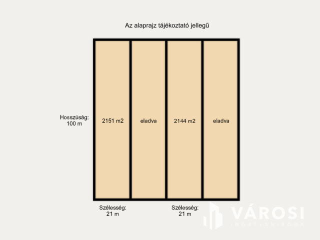Presztízs környéken, 2100 m2-es telkek eladók