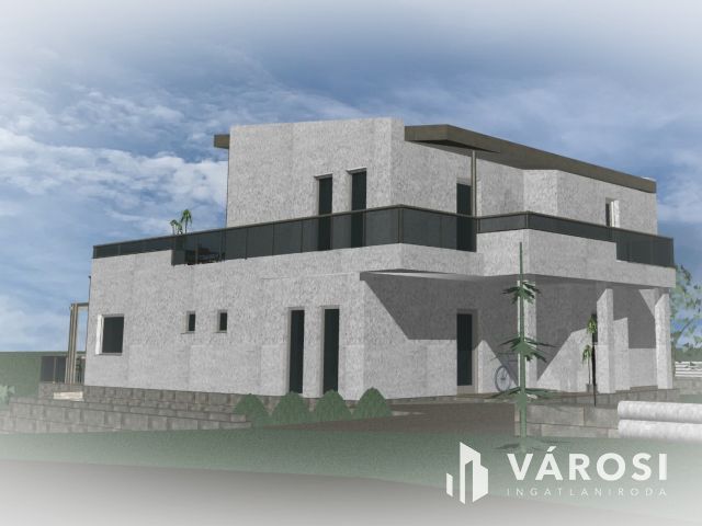 Új építésű ikerház balatoni panorámával