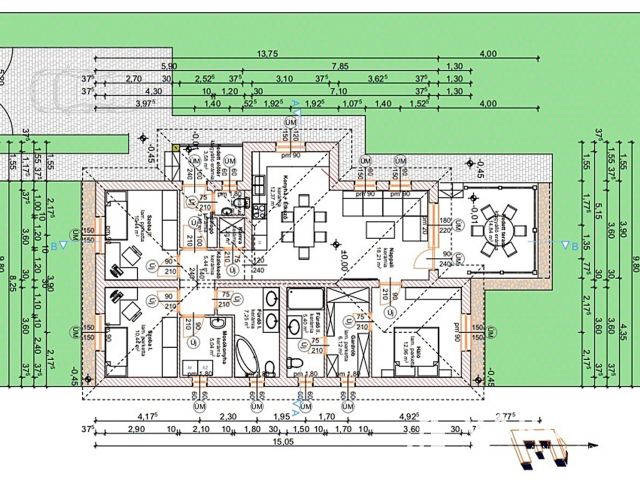 Panorámás, új építésű családi ház Demjénben–fürdők közelében