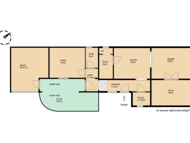 Csanaki családi ház eladó- kiváló adottságú telekkel