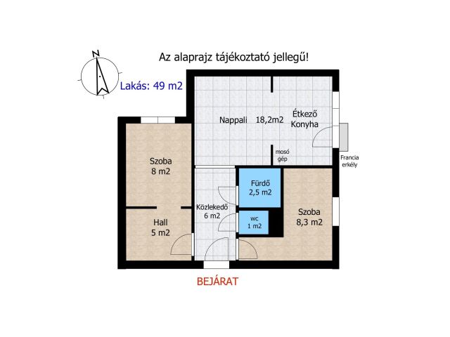 Tó melletti Felújított lakás eladó Győrben